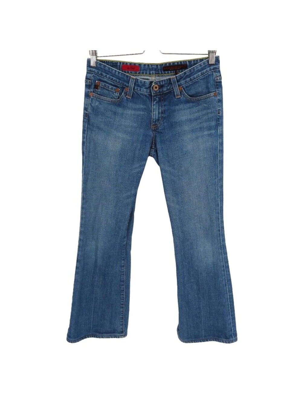 AG Adriano Goldschmied Womens 28 R The Club Bootcut Denim Jeans Cotton Blend